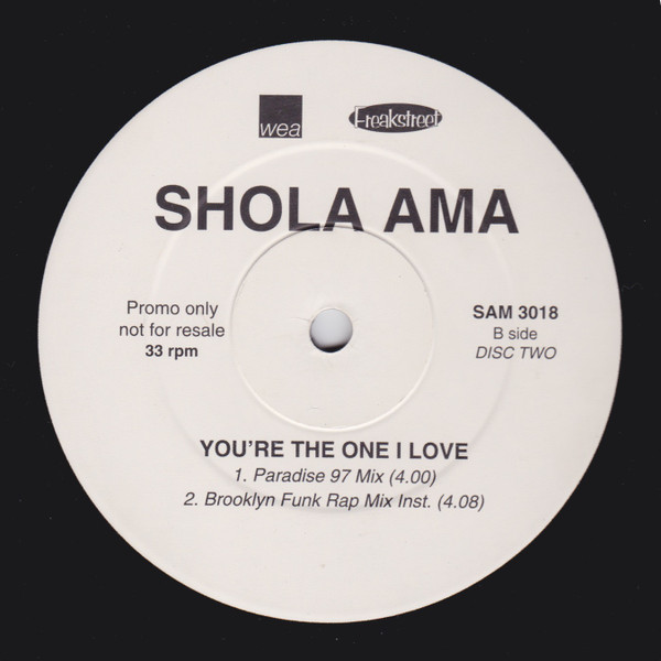 Shola Ama - You're The One I Love | WEA (SAM 3018) - 4