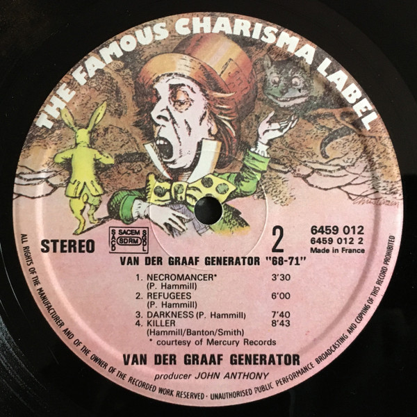 Van Der Graaf Generator - '68 - '71 | Charisma (6459 012) - 4