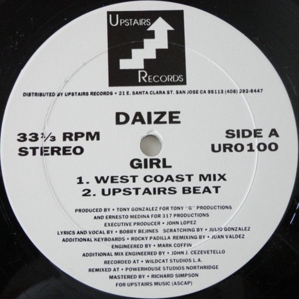 Daize - Girl | Upstairs Records (UR 0100) - 2