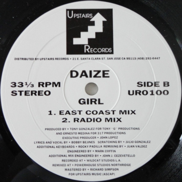 Daize - Girl | Upstairs Records (UR 0100) - 3