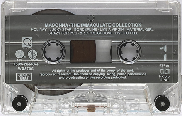 Madonna - The Immaculate Collection | Sire (WX 370 C) - 4 Madonna - The Immaculate Collection | Sire (WX 370 C) - 4