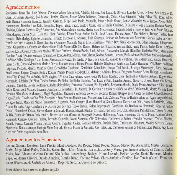 Mestre Ambrósio - Mestre Ambrósio | Buda Musique (82226-2) - 3