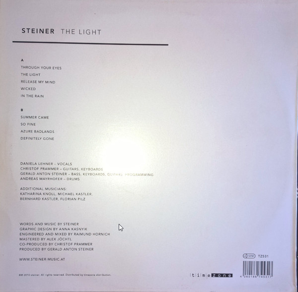 Steiner - The Light | Timezone (TZ531) - 2 Steiner - The Light | Timezone (TZ531) - 2
