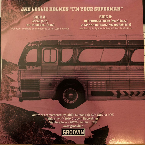 Jan Leslie Holmes - I'm Your Superman | Groovin Recordings (GR-1258) - 2 Jan Leslie Holmes - I'm Your Superman | Groovin Recordings (GR-1258) - 2