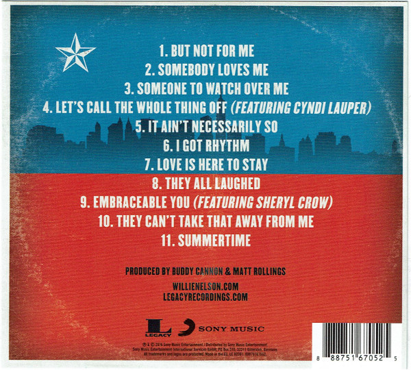 Willie Nelson - Summertime: Willie Nelson Sings Gershwin | Legacy (88875167052) - 2