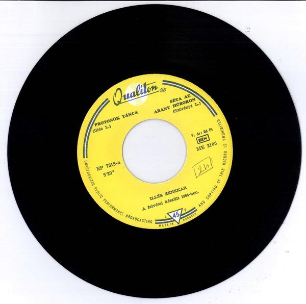 Illés - Séta Az Arany Húrokon | Qualiton (EP 7315) - 3