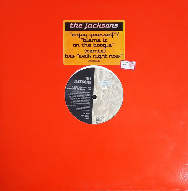 The Jacksons - Enjoy Yourself / Blame It On The Boogie / Walk Right Now | Epic (49 78583)