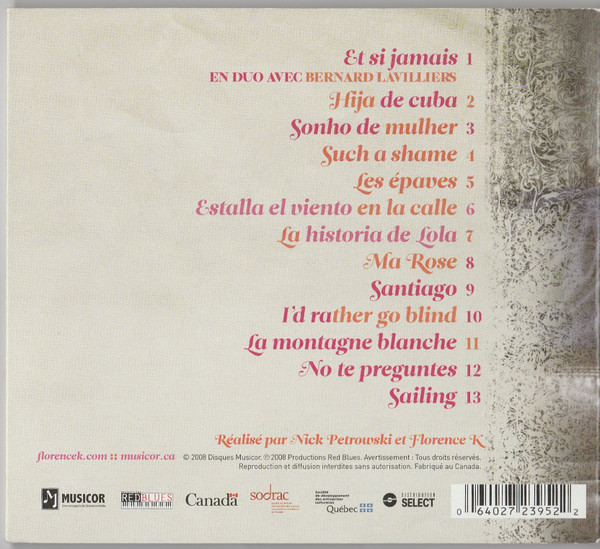 Florence K - La Historia De Lola [CD] | Musicor (MQMCD2395) - 2