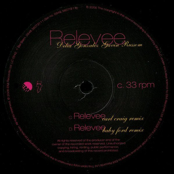 Delia Gonzalez & Gavin Russom - Relevee | DFA (DFAEMI 2159) - 2