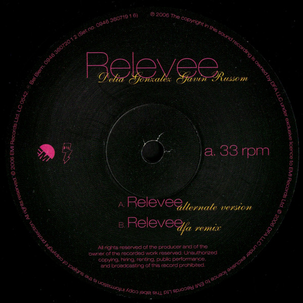 Delia Gonzalez & Gavin Russom - Relevee | DFA (DFAEMI 2159) - 2