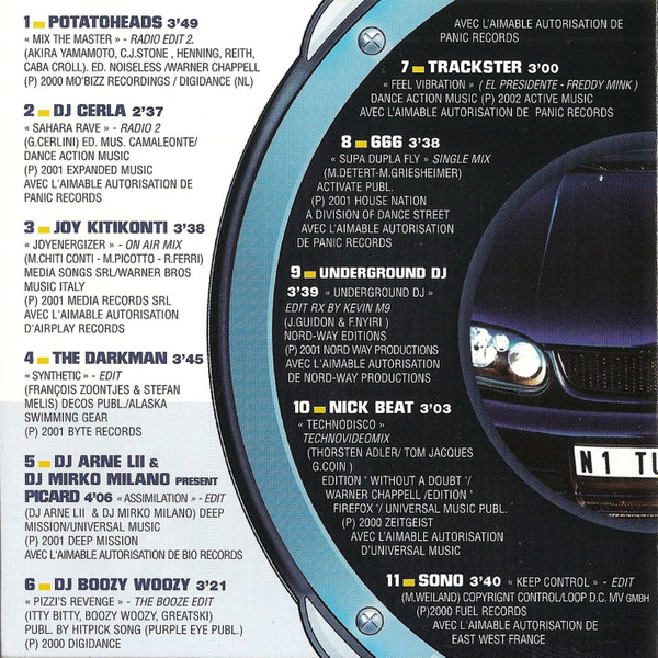 Various - N°1 Tuning Volume 3 | On Records (584 802-2) - 2