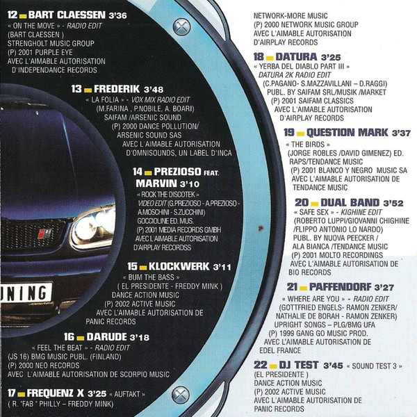 Various - N°1 Tuning Volume 3 | On Records (584 802-2) - 3