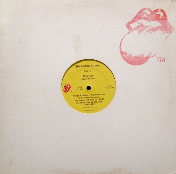 The Rolling Stones - Miss You | Rolling Stones Records (DSKO 119) - main