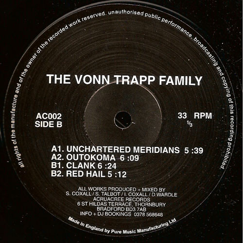 The Vonn Trapp Family - Unchartered Meridians | Acruacree (AC002)