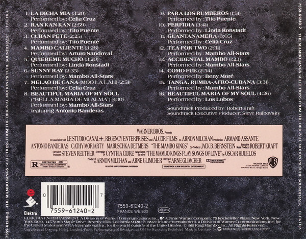 Various - The Mambo Kings (Selections From The Original Motion Picture Soundtrack) | Elektra (7559-61240-2) - 2 Various - The Mambo Kings (Selections From The Original Motion Picture Soundtrack) | Elektra (7559-61240-2) - 2