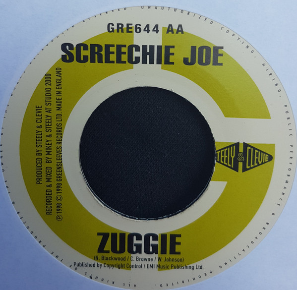 Tanto Metro & Devonte / Screechie Joe - She Gone / Zuggie | Greensleeves Records (GRE 644) - 2