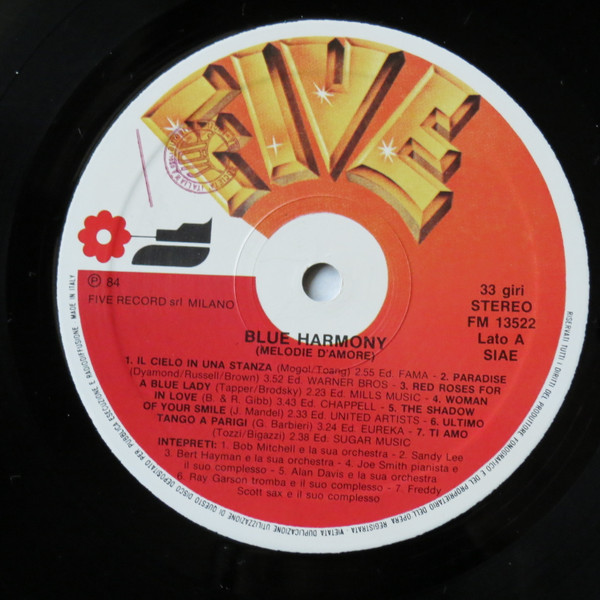 Various - Blue Harmony Melodie D'Amore | Five (FM 13522) - 3