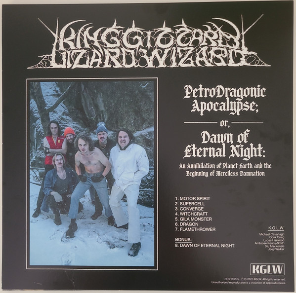 King Gizzard And The Lizard Wizard - Petrodragonic Apocalypse; Or, Dawn Of Eternal Night: An Annihilation Of Planet Earth And The Beginning Of Merciless Damnation (2LP) [Vinyl] | KGLW (KGLW-035-2LP) - 3
