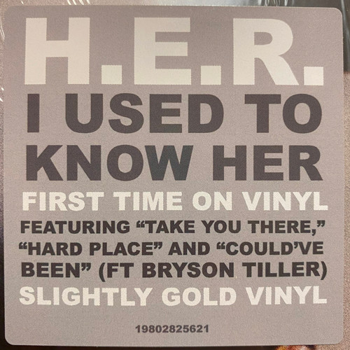 H.E.R. - I Used To Know Her | RCA (19802825621) - 3