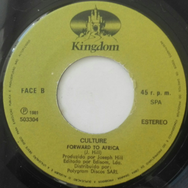 Culture - Forward To Africa | Kingdom Records (503304) - 3