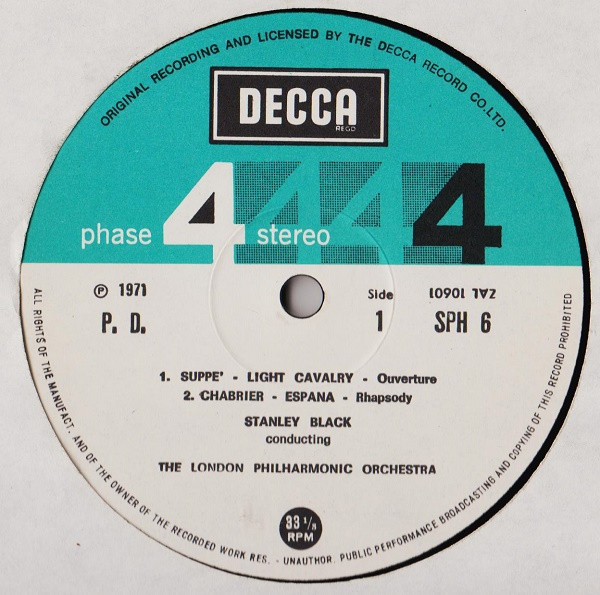 Various - Concerto In Phase 4 Stereo Spectacular | Decca (SPH 6) - 3 Various - Concerto In Phase 4 Stereo Spectacular | Decca (SPH 6) - 3