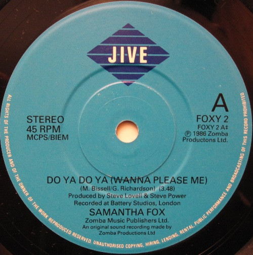 Do Ya Do Ya (Wanna Please Me)