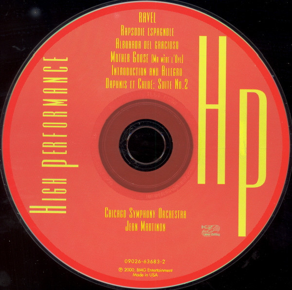 Maurice Ravel - Chicago Symphony Orchestra , Jean Martinon - Rapsodie Espagnole / Mother Goose, Suite / Alborada Del Gracioso / Introduction & Allegro / Daphnis Et Chloé, Suite No. 2 | RCA Red Seal (09026-63683-2) - 3