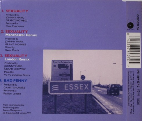 Billy Bragg - Sexuality | Go! Discs (GODCD 56) - 3