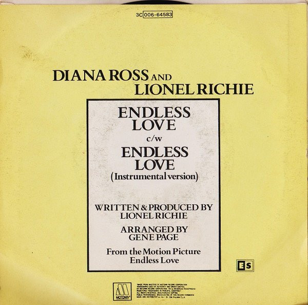 Diana Ross And Lionel Richie - Endless Love | Motown (3C 006-64583) - 2 Diana Ross And Lionel Richie - Endless Love | Motown (3C 006-64583) - 2