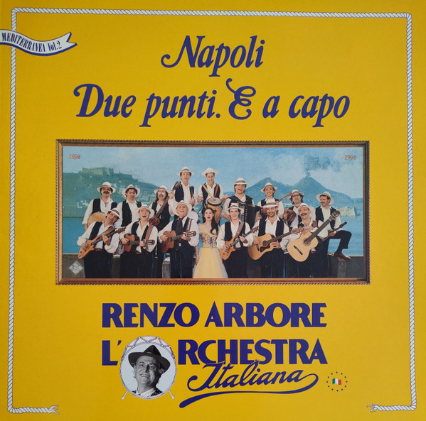 Renzo Arbore L'Orchestra Italiana - Napoli Due Punti. E A Capo | Fonit Cetra (TLPX 367)