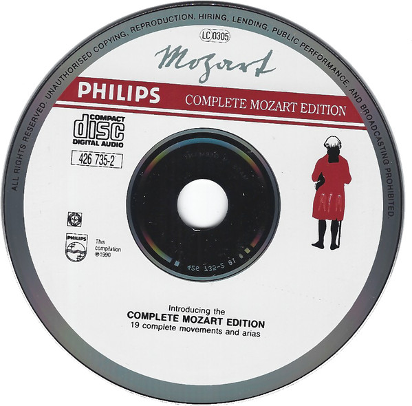 Wolfgang Amadeus Mozart - Presentación de la Edición Mozart Completa | Philips (426 735-2) - 3 Wolfgang Amadeus Mozart - Presentación de la Edición Mozart Completa | Philips (426 735-2) - 3