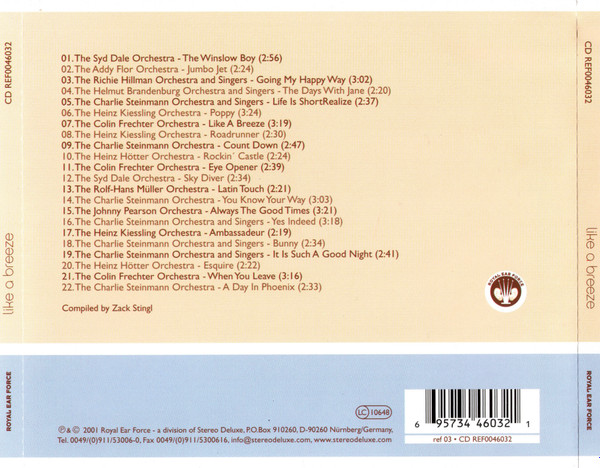 Various - Like A Breeze | Royal Ear Force (CD REF0046032) - 2