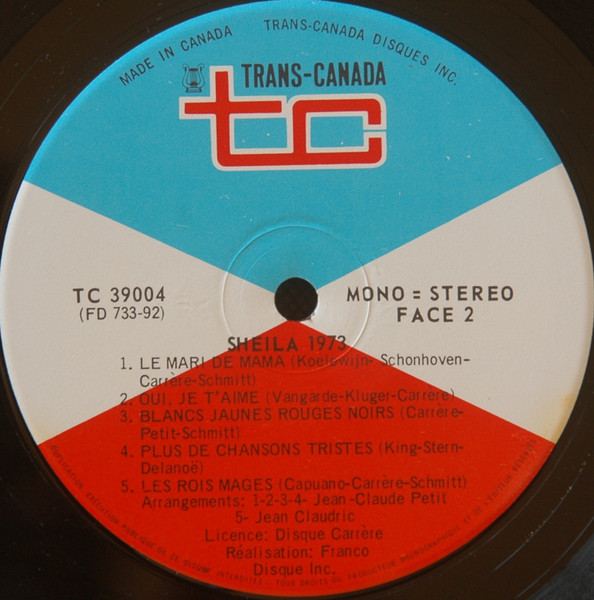 Sheila - Sheila 1973 | Trans-Canada (TC-39004) - 4 Sheila - Sheila 1973 | Trans-Canada (TC-39004) - 4