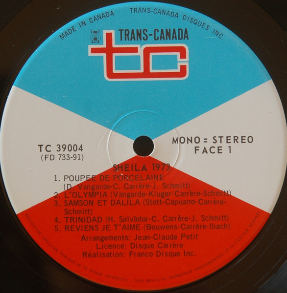 Sheila - Sheila 1973 | Trans-Canada (TC-39004) - 3 Sheila - Sheila 1973 | Trans-Canada (TC-39004) - 3