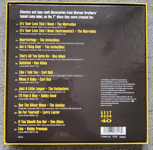Various - Loma Northern Soul (Classics & Revelations 1965-1968) | Kent Soul (LTDBOX 020) - 2 Various - Loma Northern Soul (Classics & Revelations 1965-1968) | Kent Soul (LTDBOX 020) - 2