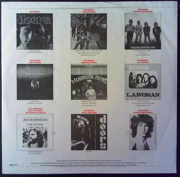 The Doors - Classics | Elektra (960 417-1) - 4 The Doors - Classics | Elektra (960 417-1) - 4