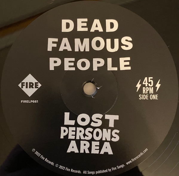 Dead Famous People - Lost Persons Area | Fire Records (FIRELP661) - 3