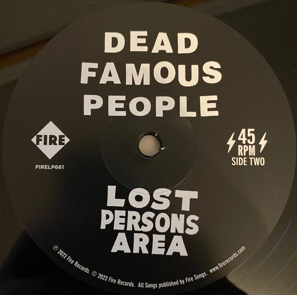 Dead Famous People - Lost Persons Area | Fire Records (FIRELP661) - 4