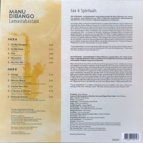 Manu Dibango - Sax & Spirituals - Lamastabastani | Diggers Factory (SMV09) - 3 Manu Dibango - Sax & Spirituals - Lamastabastani | Diggers Factory (SMV09) - 3