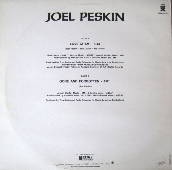 Joel Peskin - Love-gram | Destiny Records (VDM-11003)