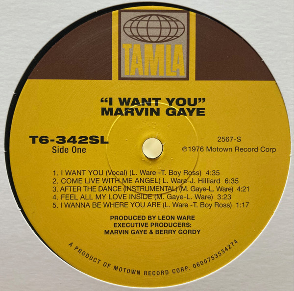 Marvin Gaye - I Want You | Tamla (0600753534274) - 3 Marvin Gaye - I Want You | Tamla (0600753534274) - 3