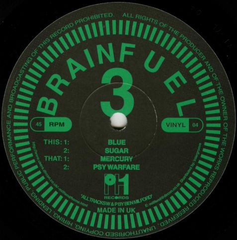 Brainfuel - 3 | PH 1 Records (VINYL 04) - main Brainfuel - 3 | PH 1 Records (VINYL 04) - main