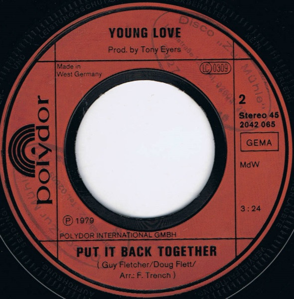 Young Love - Baby I'm Right | Polydor (2042 065) - 3