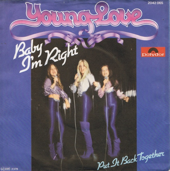 Young Love - Baby I'm Right | Polydor (2042 065) - main