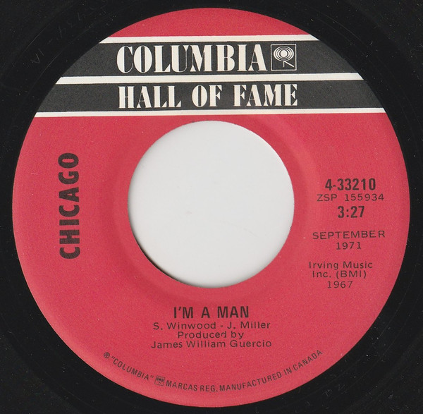 Chicago - I'm A Man / Colour My World | Columbia (4-33210) - main