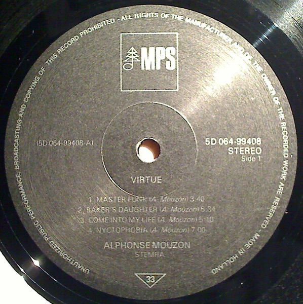 Alphonse Mouzon - Virtue | MPS Records (5D 064-99408) - 3 Alphonse Mouzon - Virtue | MPS Records (5D 064-99408) - 3
