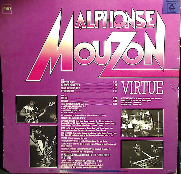 Alphonse Mouzon - Virtue | MPS Records (5D 064-99408) - 2 Alphonse Mouzon - Virtue | MPS Records (5D 064-99408) - 2