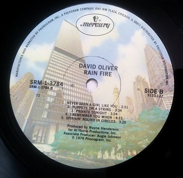 David Oliver - Rain Fire | Mercury (SRM-1-3784) - 4 David Oliver - Rain Fire | Mercury (SRM-1-3784) - 4