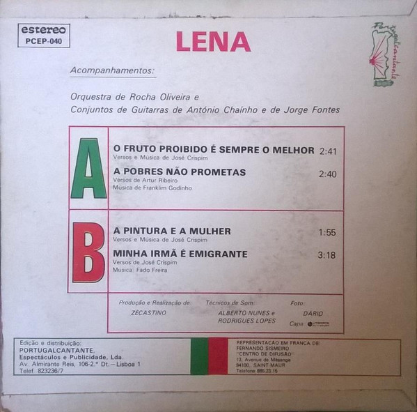 Lena Silva - O Fruto Proibido É Sempre O Melhor | PortugalCantante (PCEP-040) - 2