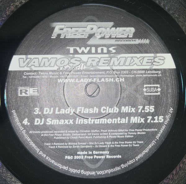 Twins - Vamos Remixes | FPE Records (FPR - 00001) - 2